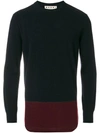 MARNI block colour sweater,DRYCLEANONLY