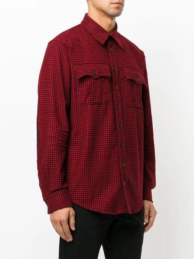 Shop Dsquared2 Checked Shirt In Red