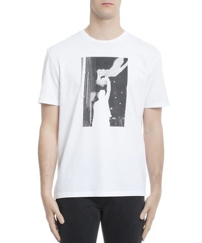 Maison Margiela Men&#39;s  White Cotton T-shirt'
