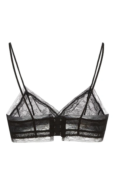 Shop Giambattista Valli Sheer Triangle Bra