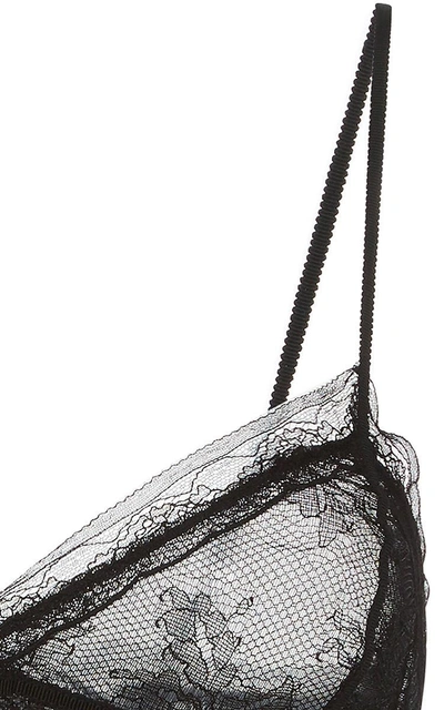 Shop Giambattista Valli Sheer Triangle Bra