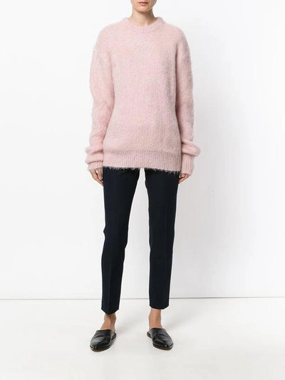 Shop Carven Oversized Jumper - Pink