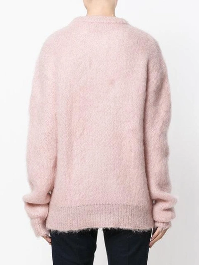 Shop Carven Oversized Jumper - Pink