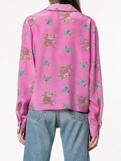 Shop Natasha Zinko Floral Print Pyjama Top