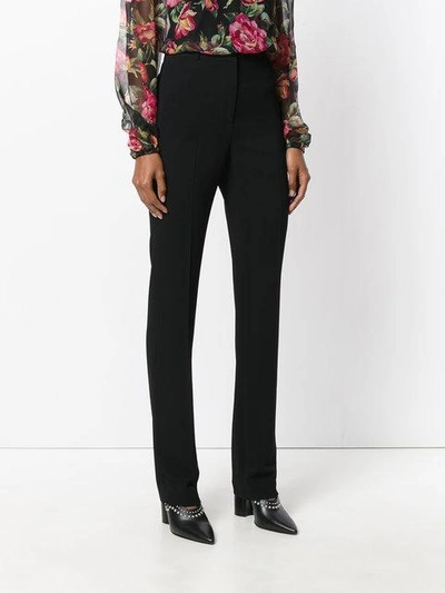 Shop Givenchy Tailored Bootcut Trousers In Black