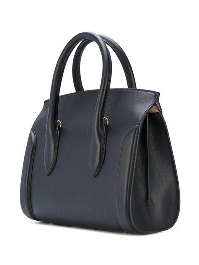 Shop Alexander Mcqueen Heroine Tote - Black