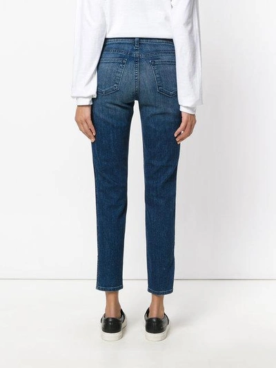 Shop J Brand Button Detail Skinny Jeans - Blue