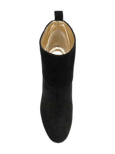 Shop Golden Goose Deluxe Brand Suede Heeled Boots - Black