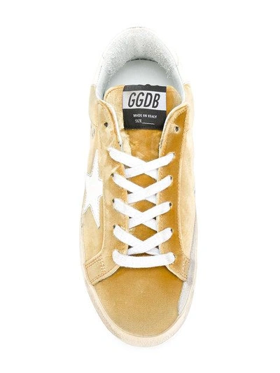 Shop Golden Goose Deluxe Brand Super Star Sneakers - Yellow & Orange