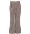 SEE BY CHLOÉ CROPPED WOOL-BLEND TROUSERS,P00262696