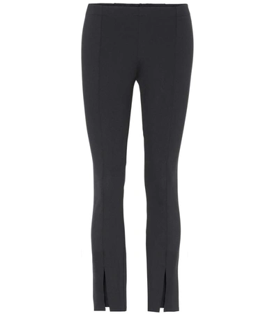 The Row Cropped Trousers In Dark Eavy