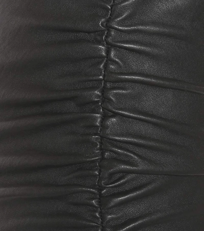 Shop The Row Orshen Leather Trousers In Black