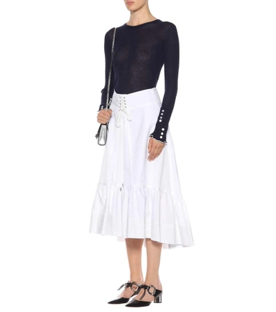 Shop 3.1 Phillip Lim / フィリップ リム Cotton Midi Skirt In White