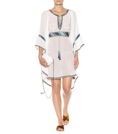 Shop Talitha Embroidered Dress In White