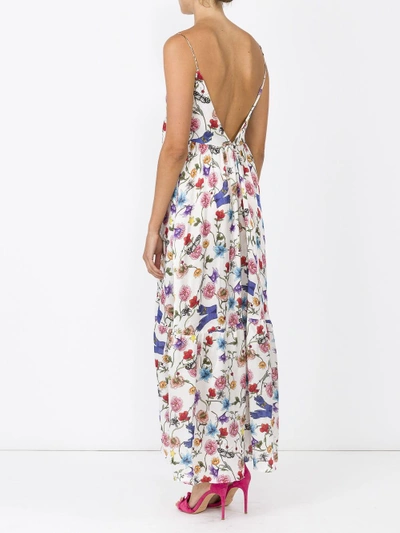 Shop Borgo De Nor Anais Slip Dress With Asymmetric Skirt