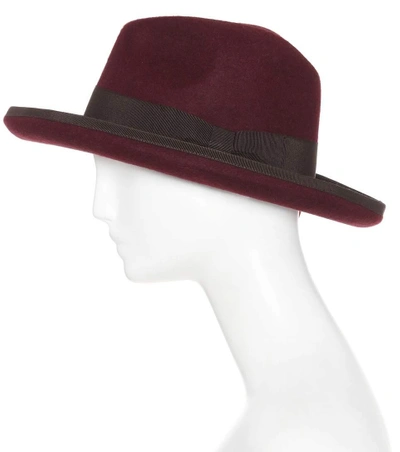 Shop Stella Mccartney Wool Hat In Red
