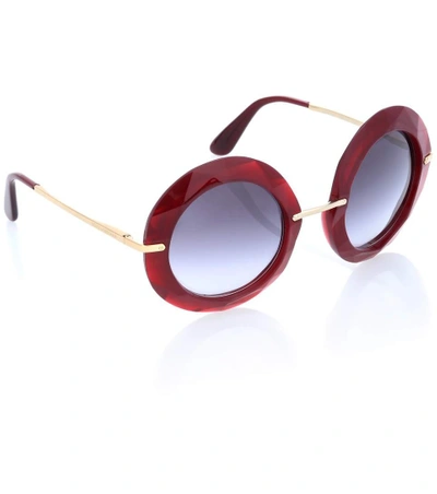 Shop Dolce & Gabbana Round Sunglasses