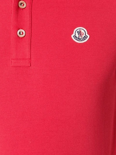Shop Moncler Classic Polo Shirt