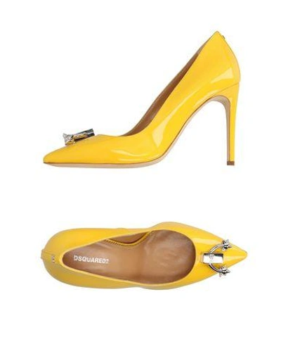 Shop Dsquared2 Pumps In Yellow