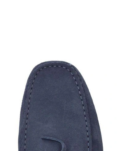 Shop Tod's Loafers In Slate Blue
