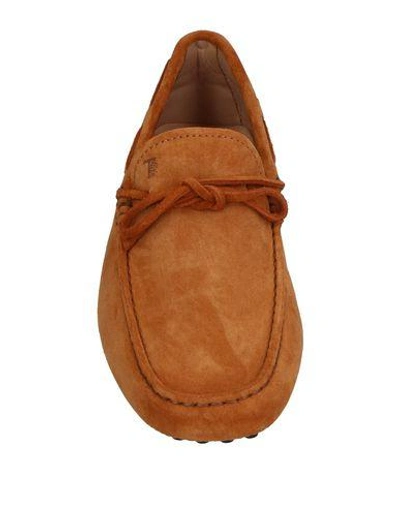 Shop Tod's Loafers In Brown