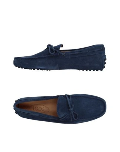 Tod's 平底鞋 In Dark Blue