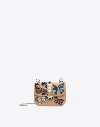 Valentino Garavani Small Chain  Cross Body Bag In Multicolored