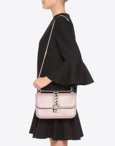 Shop Valentino Medium Chain Bag In Poudre