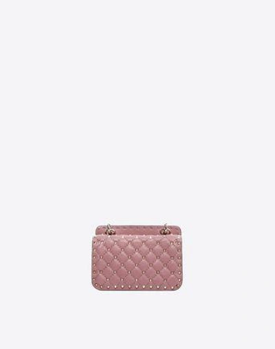 Shop Valentino Small Rockstud Spike Chain Bag In Mauve
