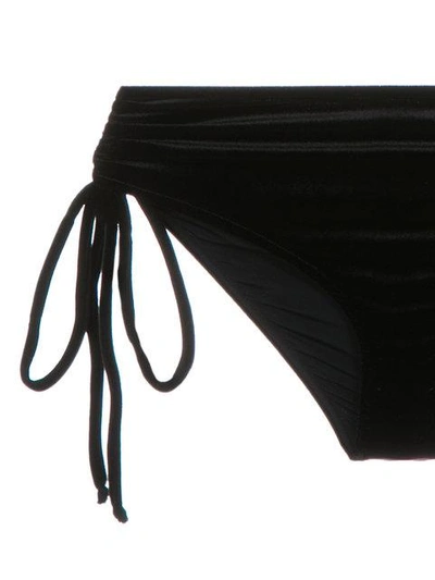 Shop Adriana Degreas Velvet Bikini Set In Black