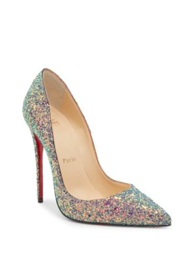 Christian Louboutin Classique So Kate 120 Glitter Dragonfly Pumps In Multi