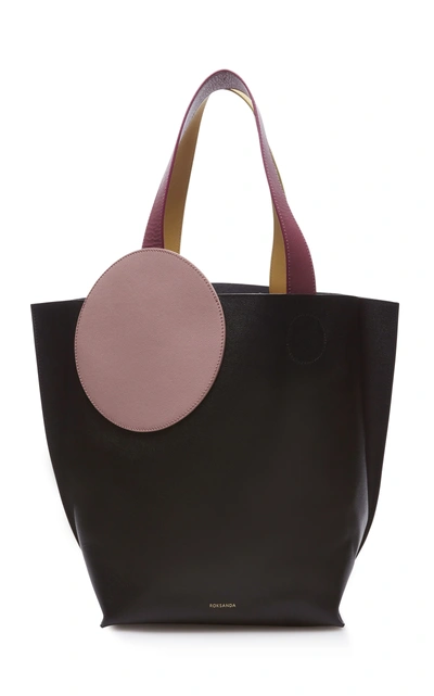 Roksanda Eider Leather Tote In Pink