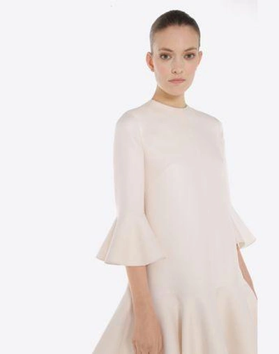 Shop Valentino Crepe Couture Dress In Ivory