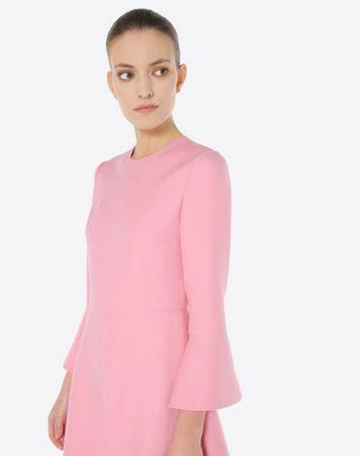 Shop Valentino Crepe Couture Dress In Pink