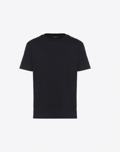 Shop Valentino Rockstud Untitled T-shirt In Black