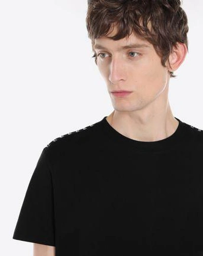 Shop Valentino Rockstud Untitled T-shirt In Black