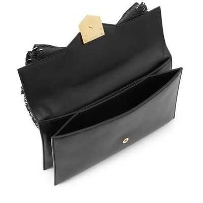 Shop Jimmy Choo Isabella Black Nappa Leather Clutch Bag