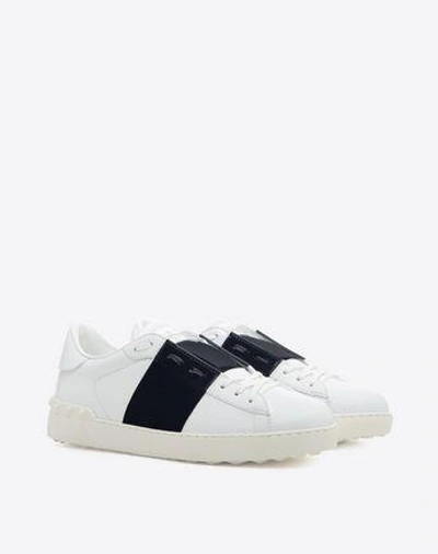 Shop Valentino Open Low-top Sneaker In White