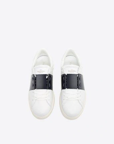 Shop Valentino Open Low-top Sneaker In White