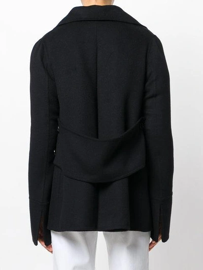 Shop Marni Cashmere Oversized Jacket - Black