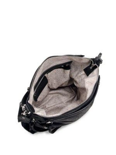 Shop Botkier Logan Leather Hobo Bag In Black