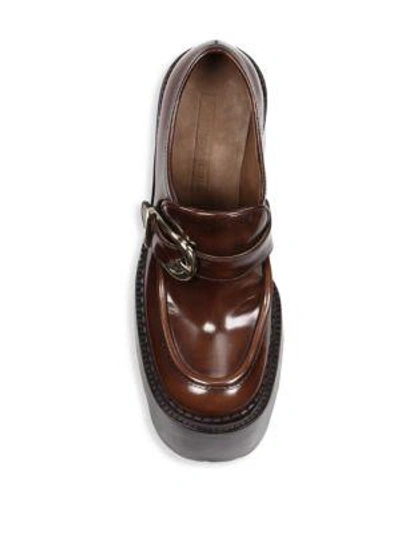 ruth leather platform loafers marc jacobs
