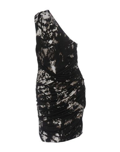 Shop Roberto Cavalli Short Dress In Black