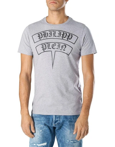 Shop Philipp Plein T-shirt Round Neck Ss "wo"