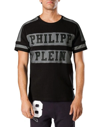 Shop Philipp Plein T-shirt Round Neck Ss "sweat"