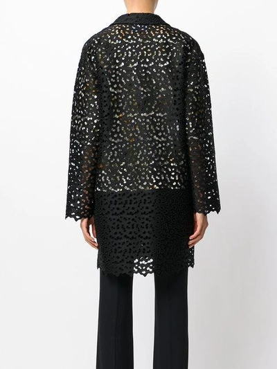 Shop Boutique Moschino Broderie Anglaise Jacket