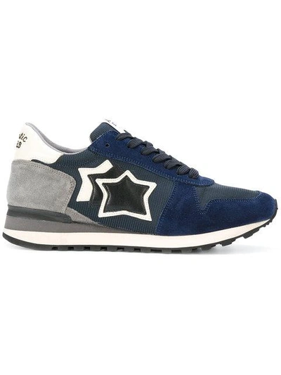Shop Atlantic Stars Star Detail Sneakers In Blue