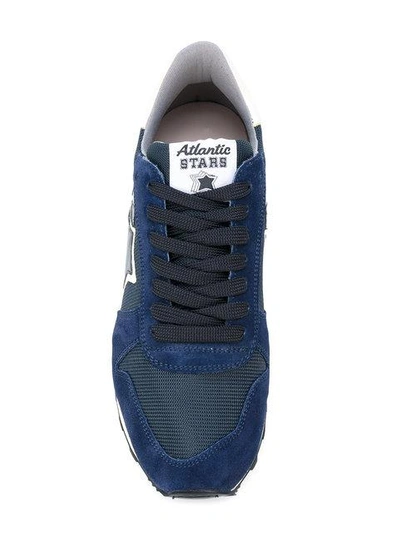 Shop Atlantic Stars Star Detail Sneakers In Blue