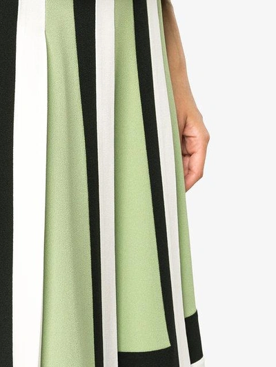 Shop Valentino Geometric Panelled Skirt