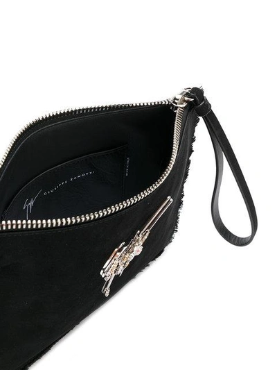 Shop Giuseppe Zanotti Margery Fringed Clutch